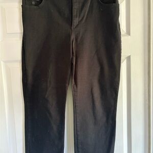 Gloria Vanderbilt Black Straight Leg Jeans